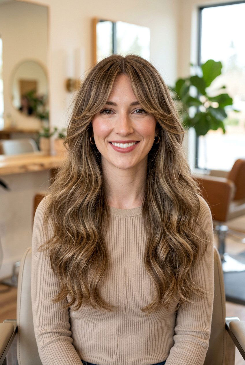 Curtain bangs for long face - 20 bangs for long face - 20 bangs for long face