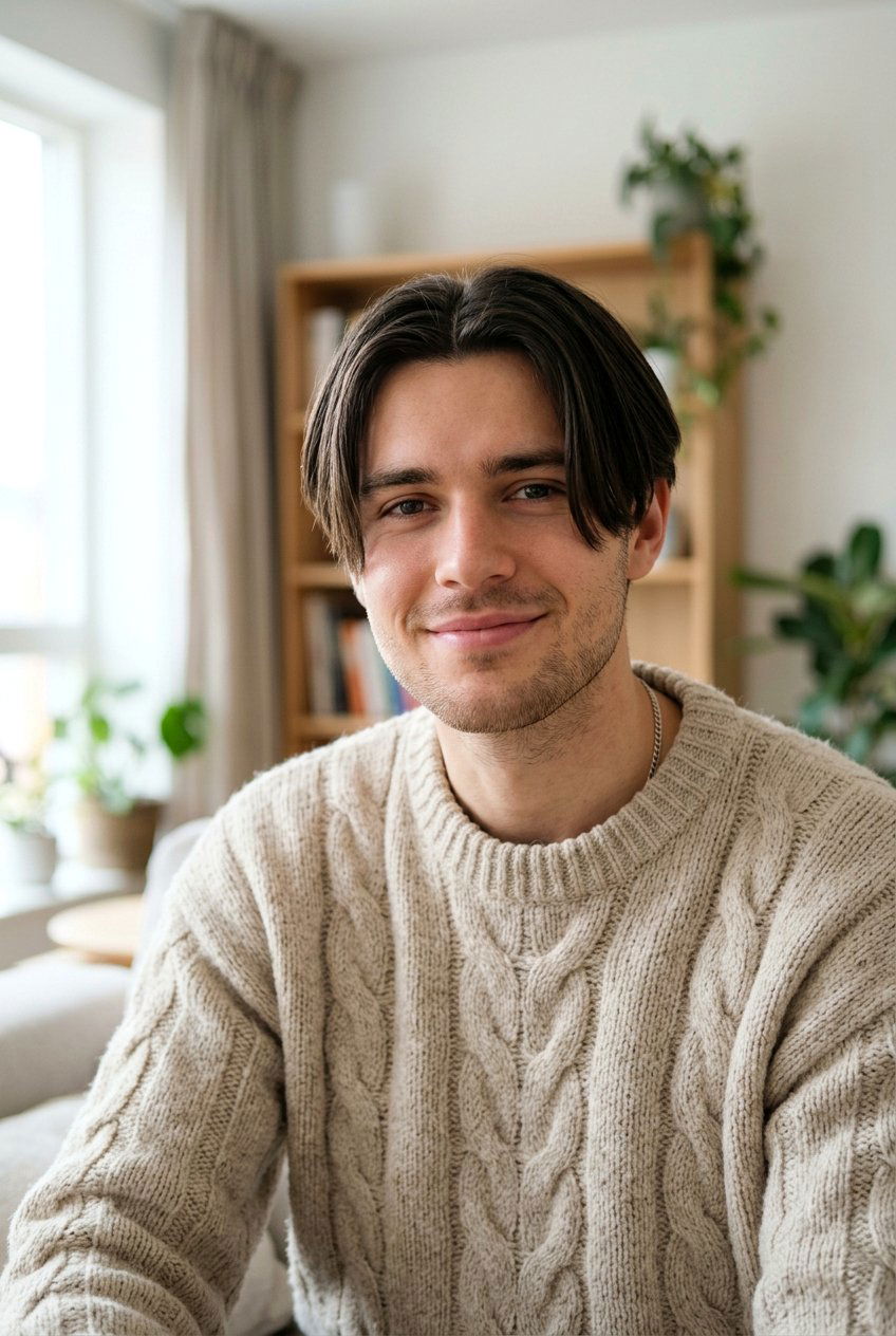 Curtain fringe for straight hair - 20 mens haircut for thick straight hair - 20 men’s haircut for thick straight hair