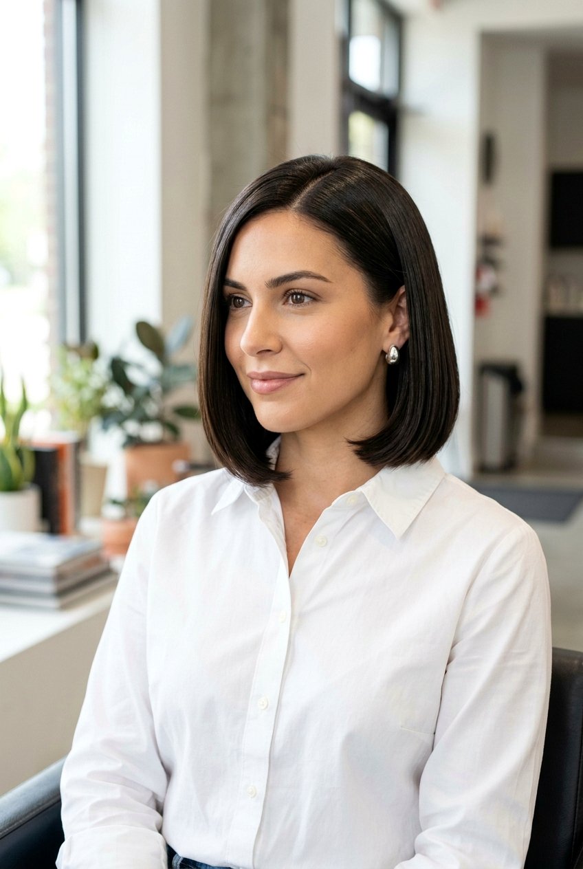 Curved Under Glass Hair Bob - 20 glass hair bob - 20 glass hair bob