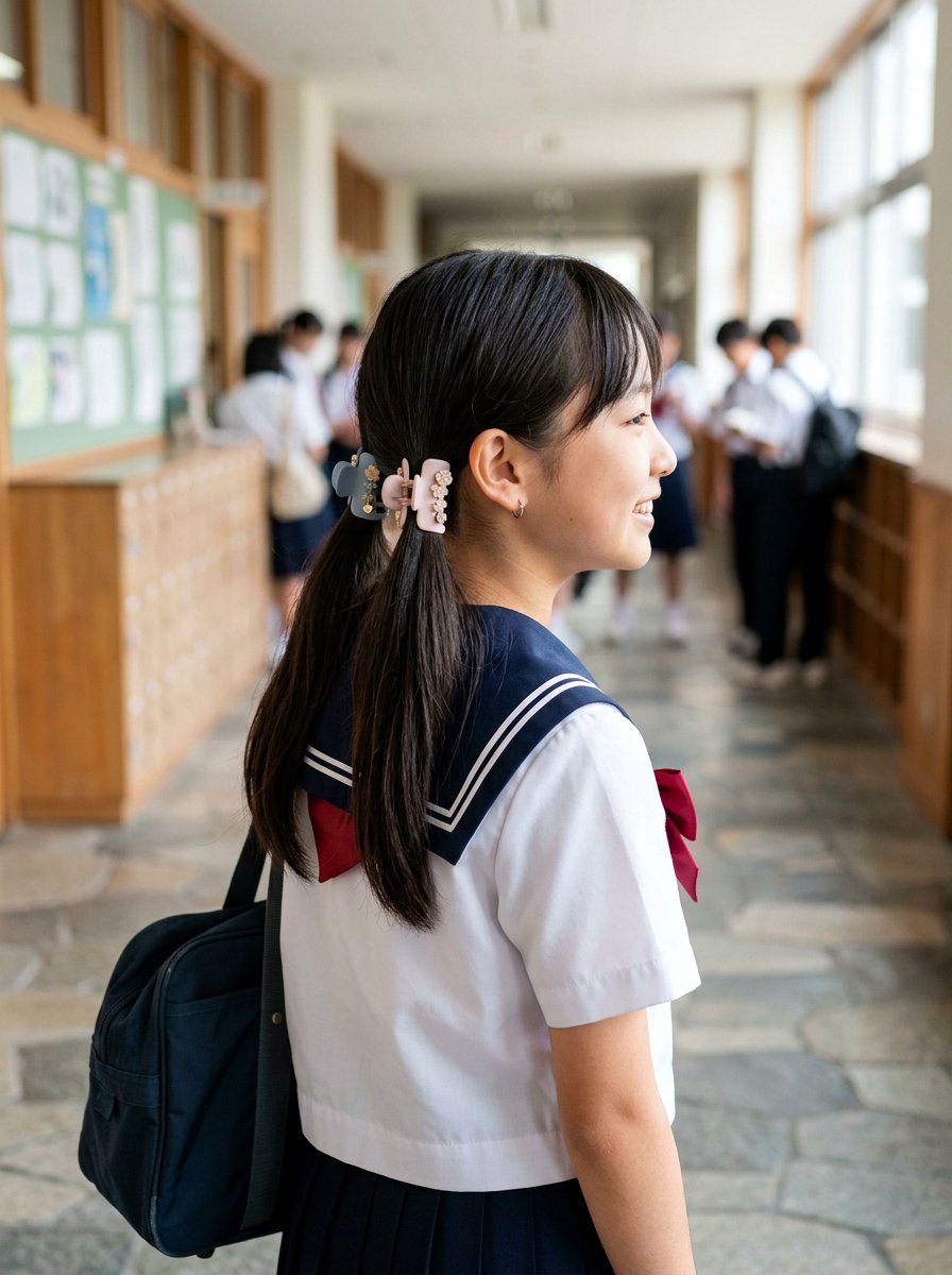 20 Must-Have Claw Clip Hairstyle Ideas for School Girls