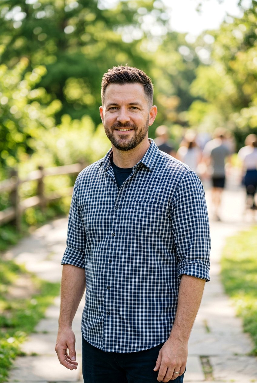 Dad Short Textured Haircut For Family Photos - 20 family session hairstyles - 20 family session hairstyles