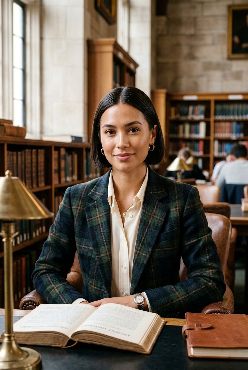 Dark Academia Short Sleek Bob - 20 dark academia hairstyles - 20 dark academia hairstyles