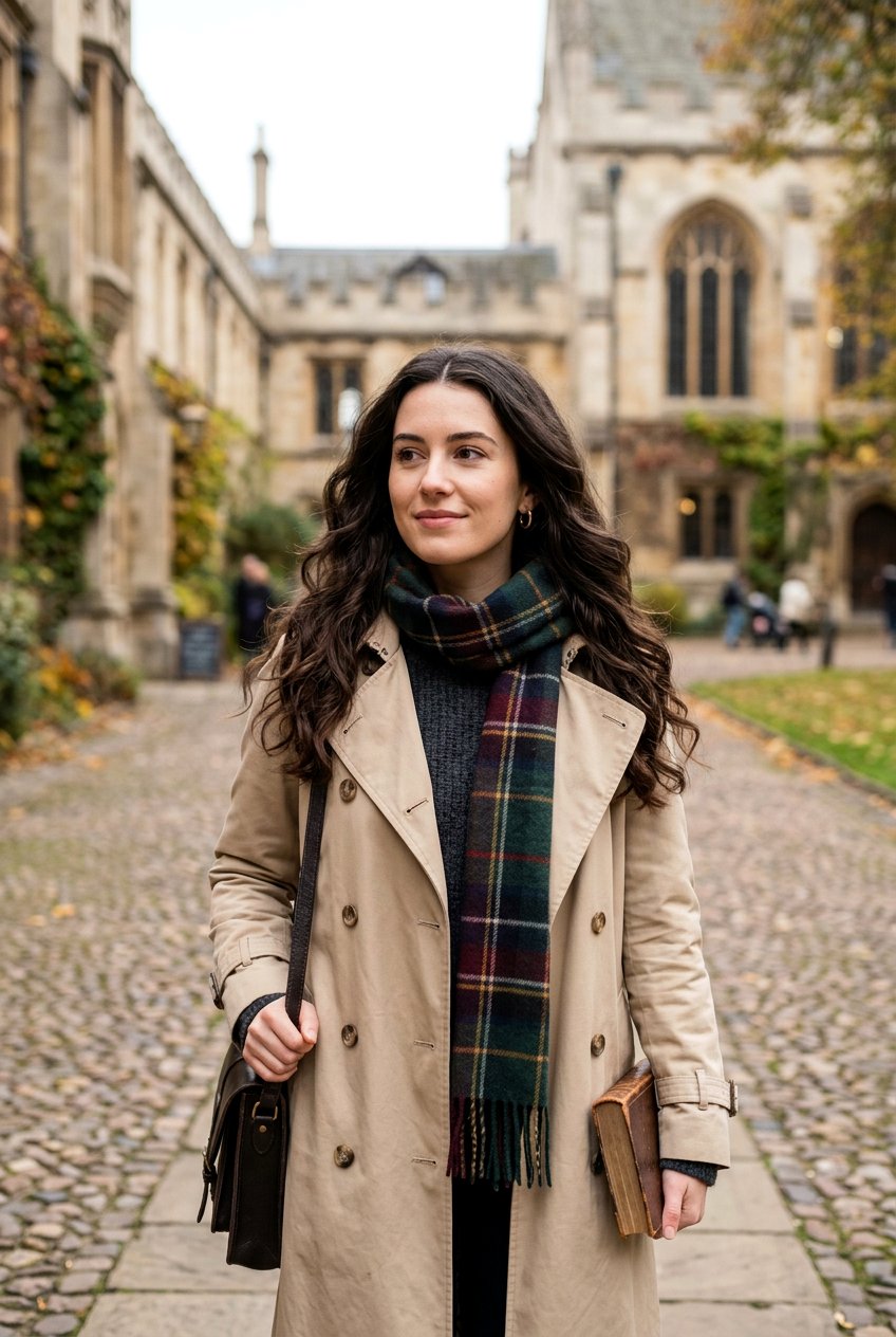 Dark Academia Wavy Hair Worn Down - 20 dark academia hairstyles - 20 dark academia hairstyles