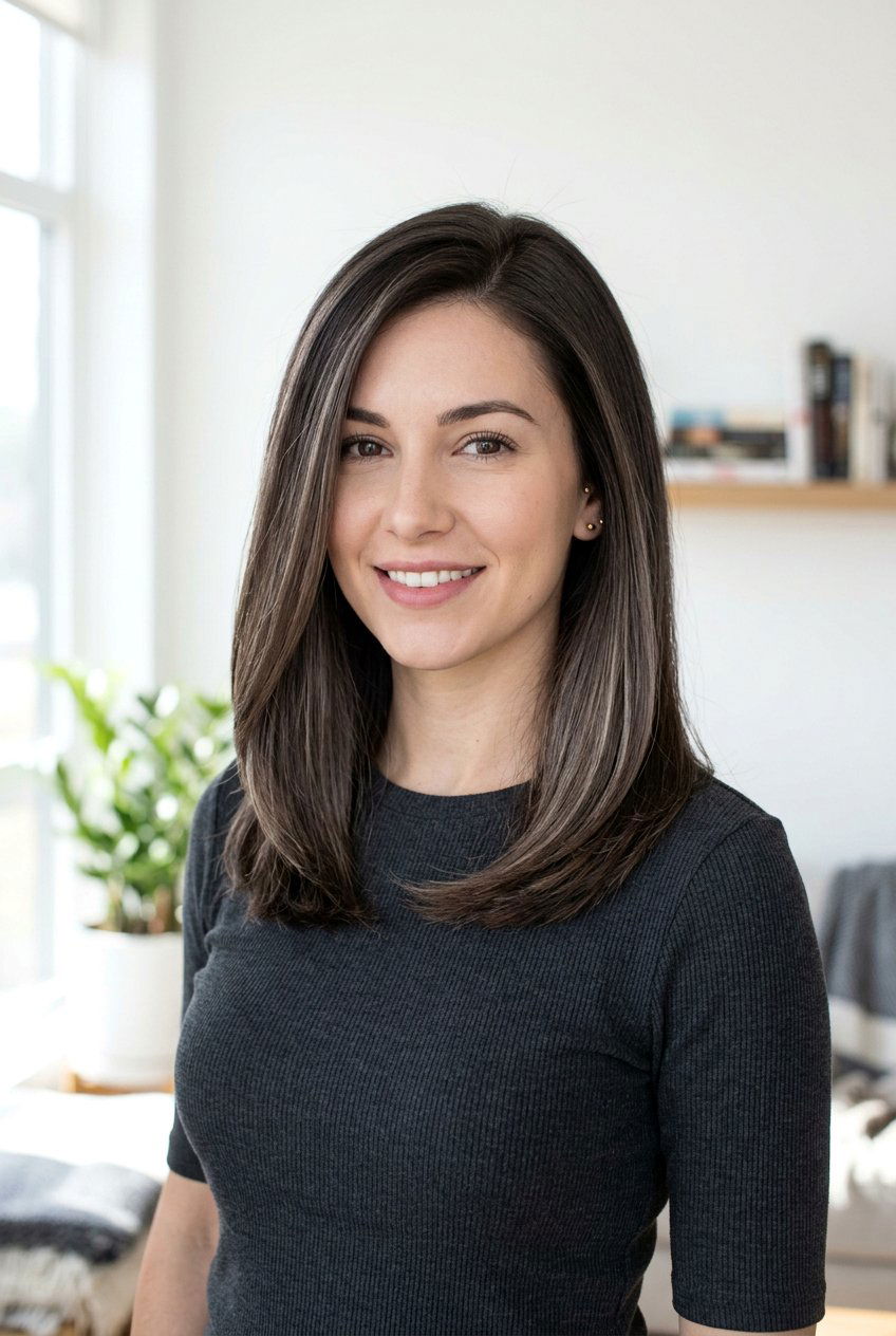 Dark Ash Brown Balayage Shoulder Length - 20 ash brown balayage for shoulder length hair - 20 ash brown balayage for shoulder length hair