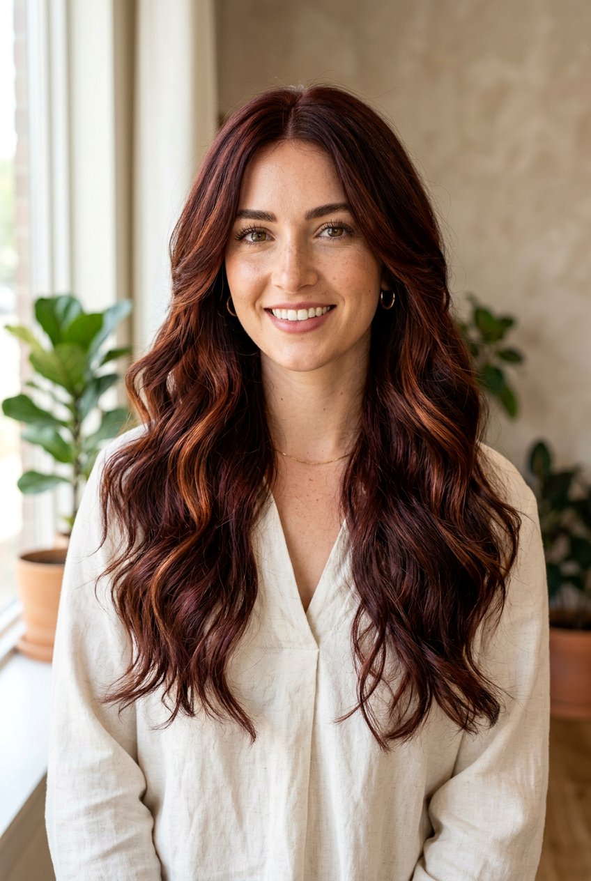 Dark Auburn Hair Color - 20 red hair makeover ideas - 20 red hair makeover ideas