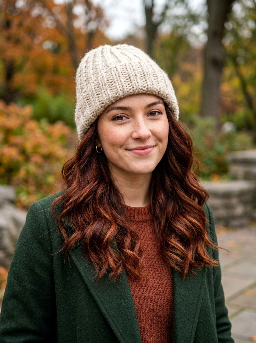 Dark Auburn Red Balayage Shoulder Length - 20 red balayage for shoulder length hair