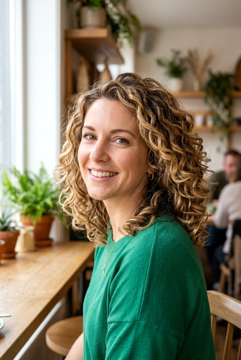 20 Must-Try Blonde Balayage for Curly Lob Hairstyles Today