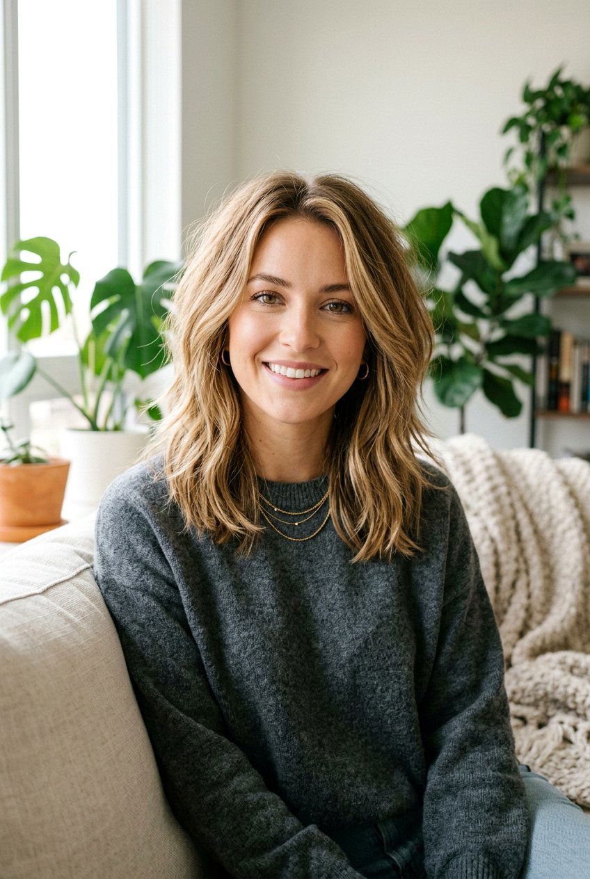 Dark Blonde Lob With Layers - 20 salon blonde refresh ideas - 20 salon blonde refresh ideas