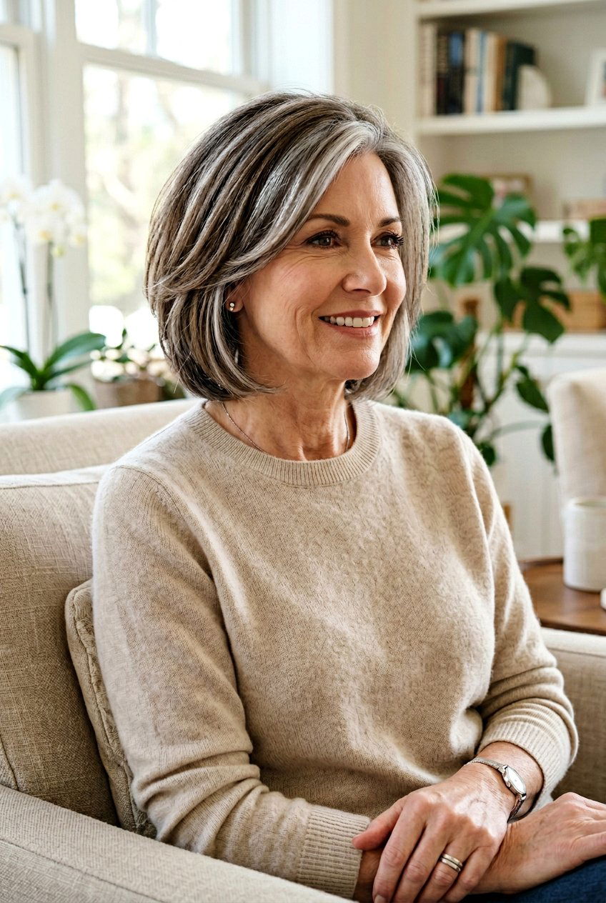 Dark Blonde To Silver Transition Hair - 20 blonde gray blend for mature women - 20 blonde gray blend for mature women