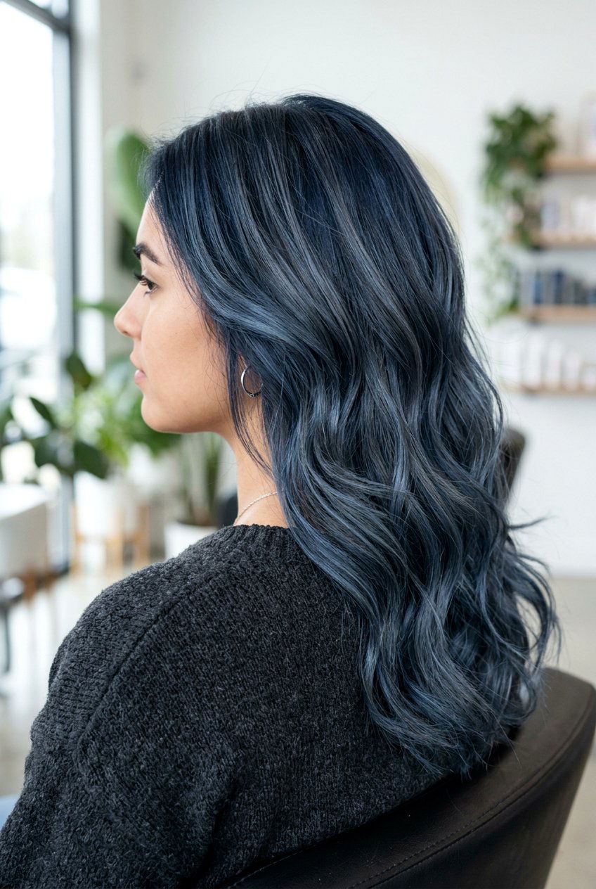 Dark Blue Denim Hair Color - 20 navy blue hair color - 20 navy blue hair color