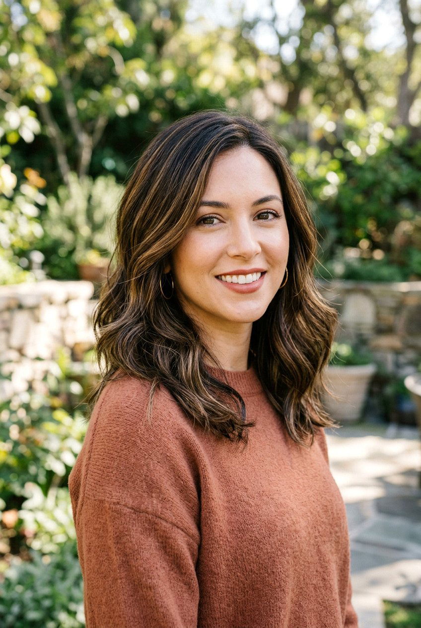 Dark Brown Hair With Golden Babylights And Caramel Lowlights - 20 dark brown hair with golden babylights - 20 dark brown hair with golden babylights