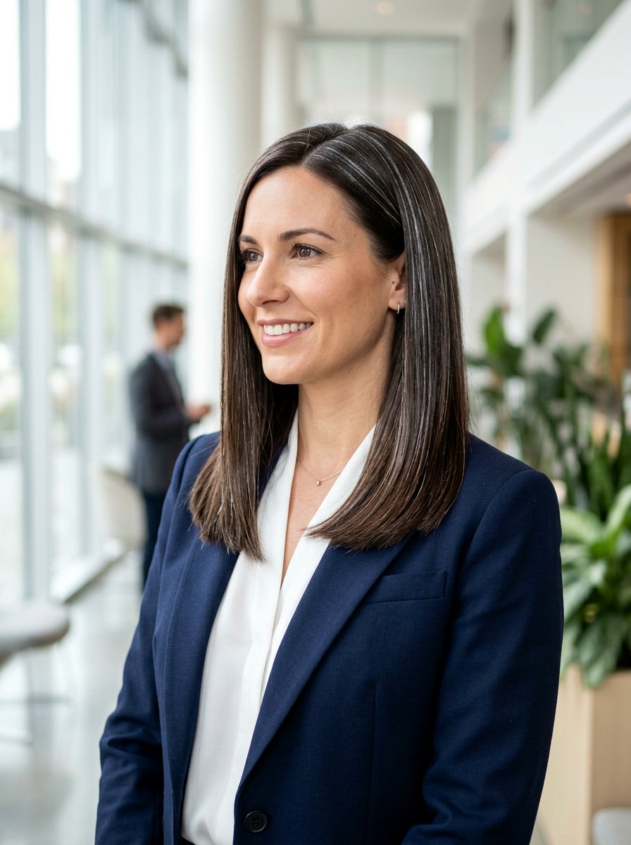 Dark Brown Hair With Silver Babylights - 20 silver brunette blend hair color - 20 silver brunette blend hair color