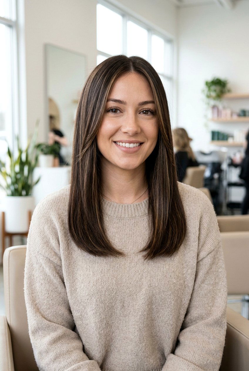 Dark Brown Hair With Soft Golden Babylights - 20 dark brown hair with golden babylights - 20 dark brown hair with golden babylights