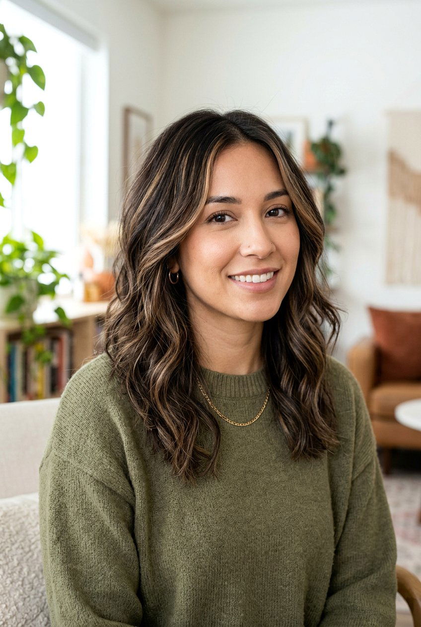 Dark Brunette With Beige Highlights and Lowlights - 20 dark brunette with cool beige highlights - 20 dark brunette with cool beige highlights