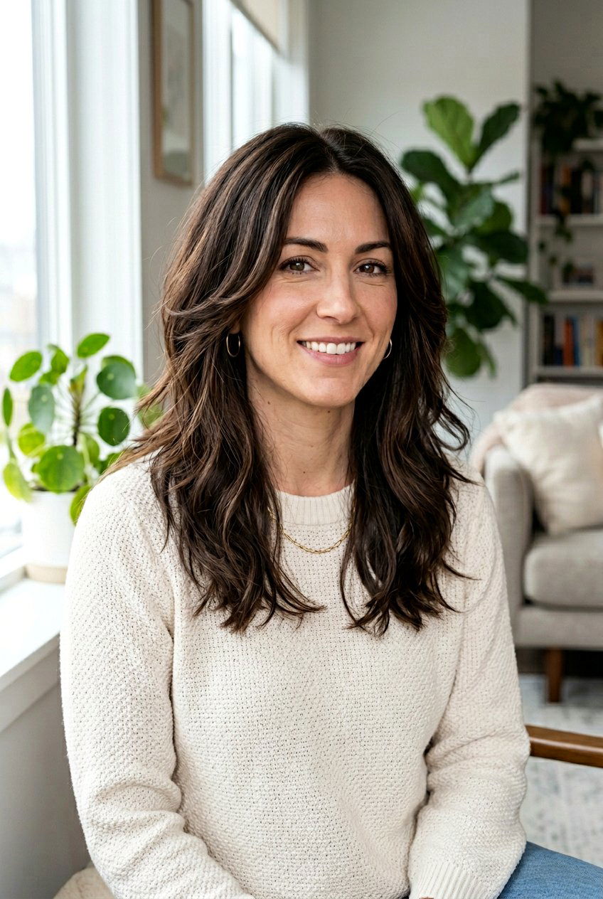 Dark Brunette With Reverse Highlights - 20 dimensional dark brunette hair color - 20 dimensional dark brunette hair color