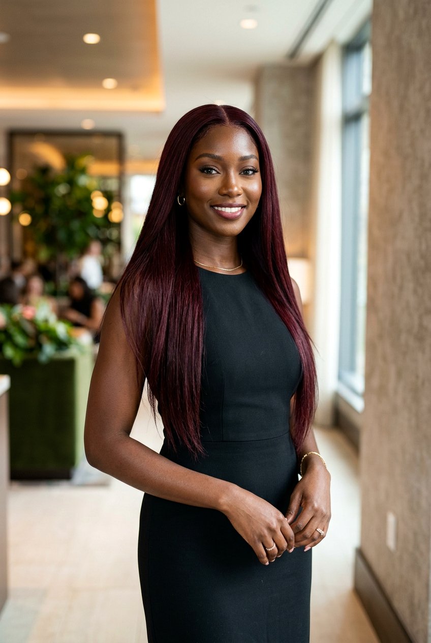 Dark Burgundy Hair - 20 burgundy hair color for dark skin - 20 burgundy hair color for dark skin