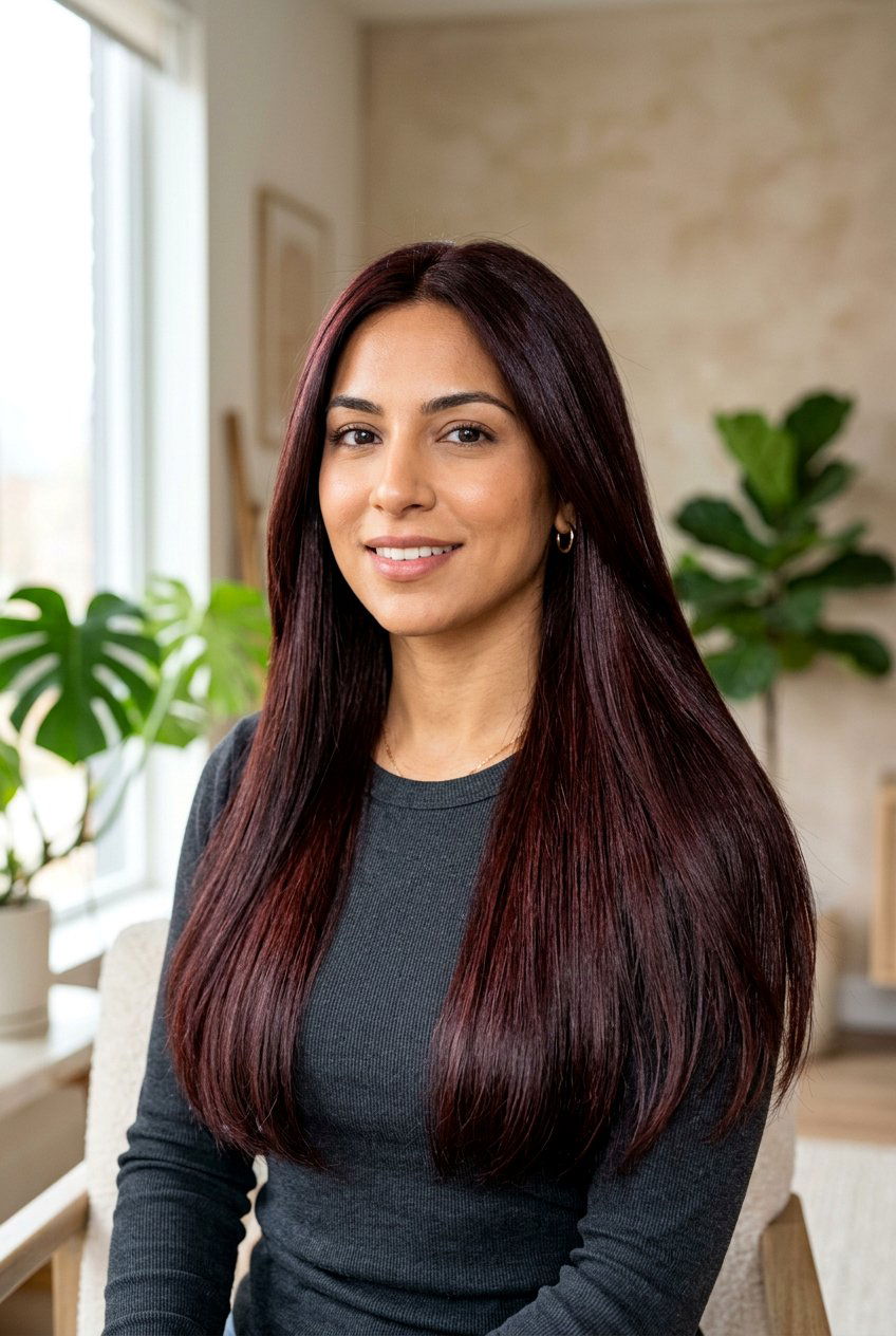 Dark Cherry Brown Hair Color - 20 hair color ideas for neutral undertones - 20 hair color ideas for neutral undertones