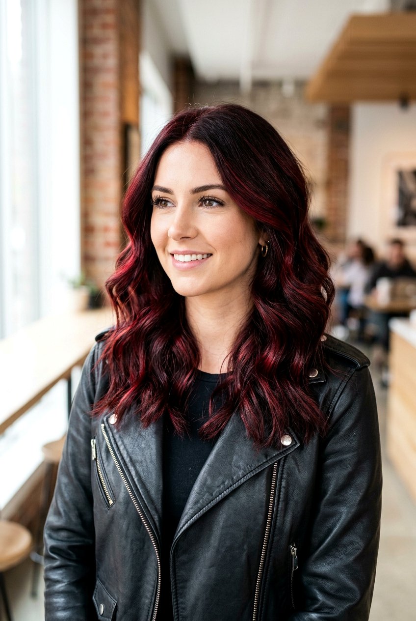 Dark Cherry Brunette Hair Color - 20 low maintenance red brunette hair color - 20 low maintenance red brunette hair color