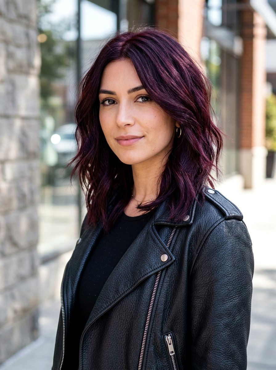 Dark Cherry Brunette Hair - 20 wine brunette hair color - 20 wine brunette hair color