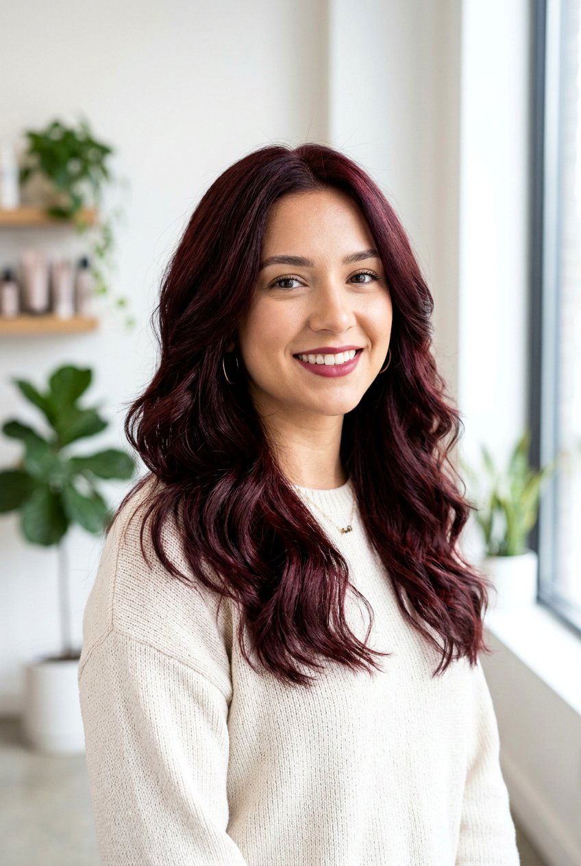 Dark Cherry Burgundy - 20 cola brunette hair color - 20 cola brunette hair color