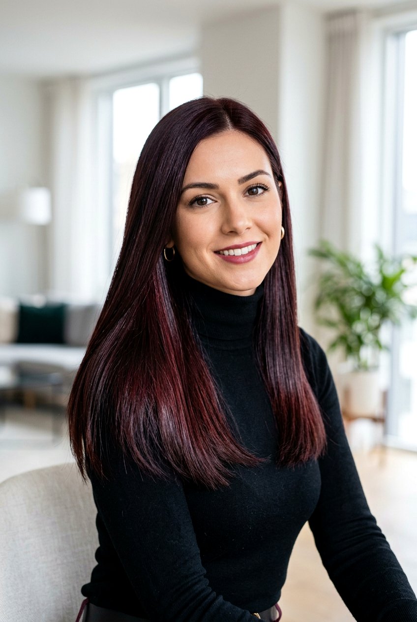 Dark Cherry Cola Hair - 20 cherry cola hair color for brunettes