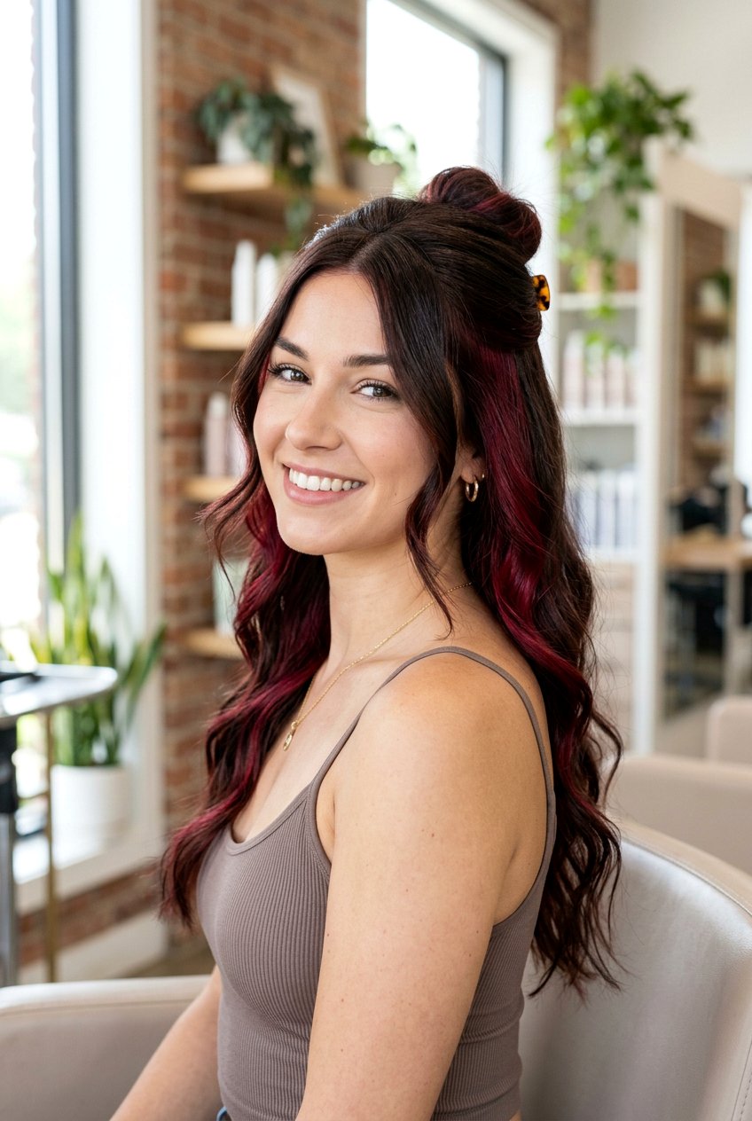 Dark Cherry Cola Peekaboo Highlights - 20 dark cherry cola highlights - 20 dark cherry cola highlights