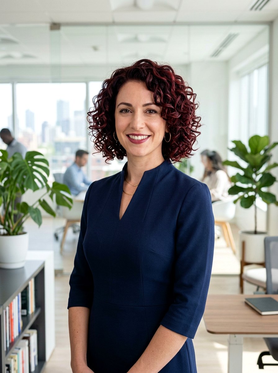 Dark Cherry Red Balayage Curly Bob - 20 red balayage for curly bob - 20 red balayage for curly bob