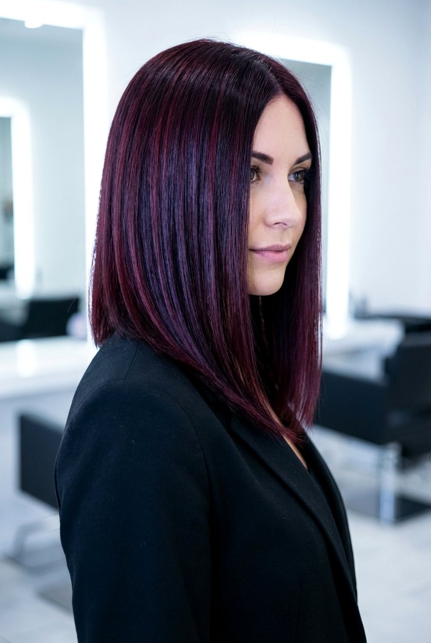 Dark Cherry Red - 20 red hair color for dark hair - 20 red hair color for dark hair