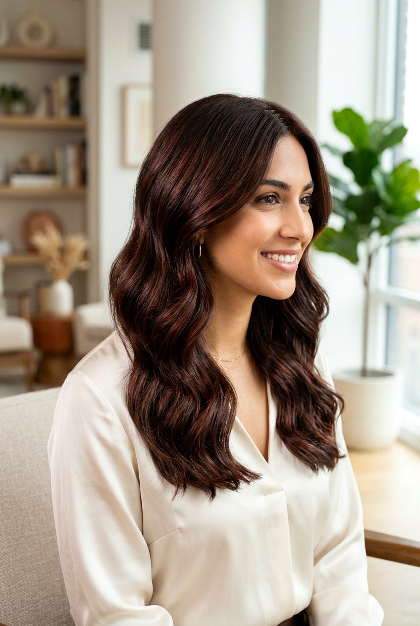 Dark Chestnut Brown Hair - 20 glossy chestnut brown hair color - 20 glossy chestnut brown hair color