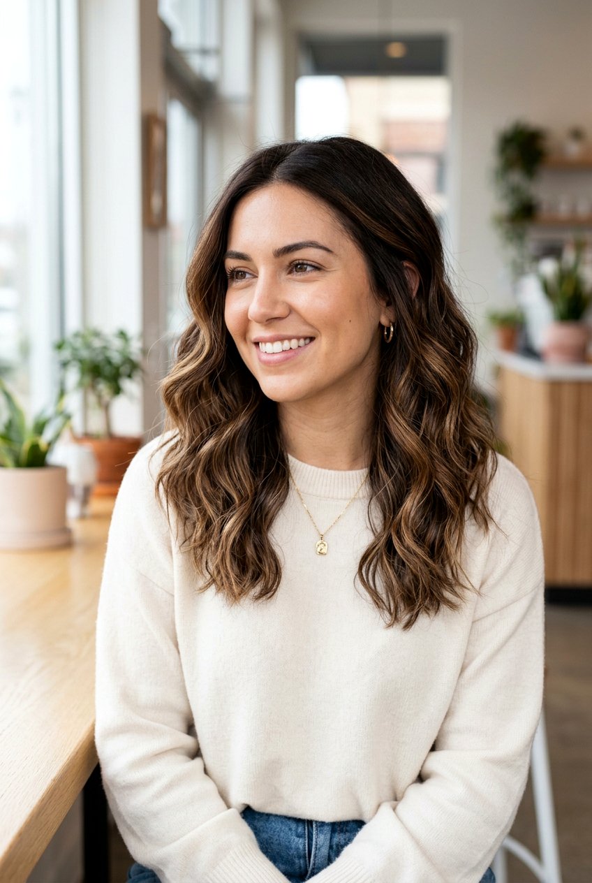 Dark Chocolate Balayage - 20 dark chocolate hair color - 20 dark chocolate hair color