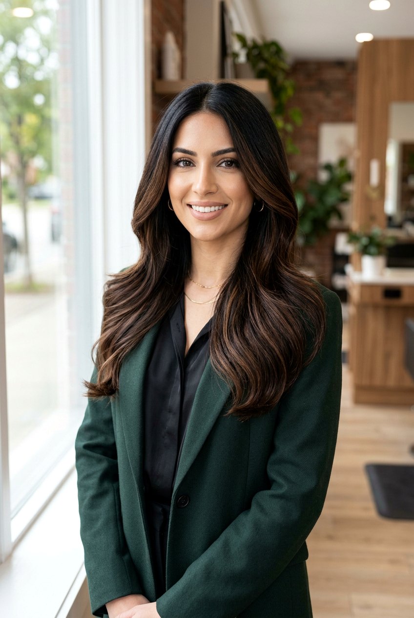 Dark Chocolate Balayage - 20 dark roast balayage on black hair - 20 dark roast balayage on black hair