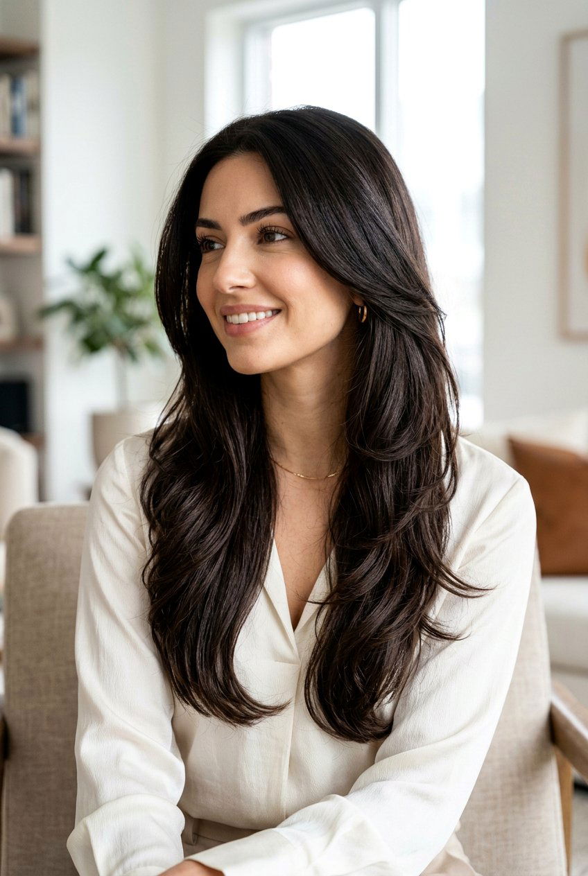 Dark Chocolate Black Brown Hair - 20 black brown hair color ideas - 20 black brown hair color ideas