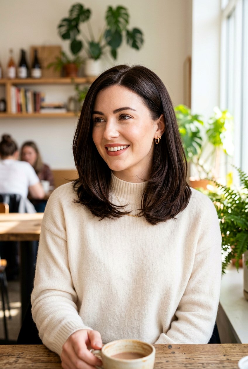 Dark Chocolate Brown Hair Color - 20 low maintenance hair color for brunettes - 20 low maintenance hair color for brunettes