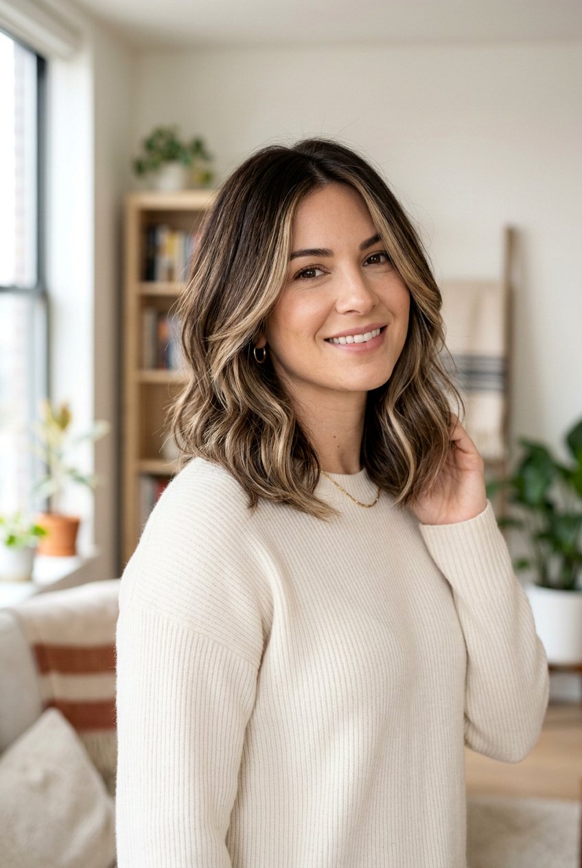 Dark Chocolate Brown Hair With Beige Blonde Highlights - 20 dark chocolate brunette with blonde highlights - 20 dark chocolate brunette with blonde highlights