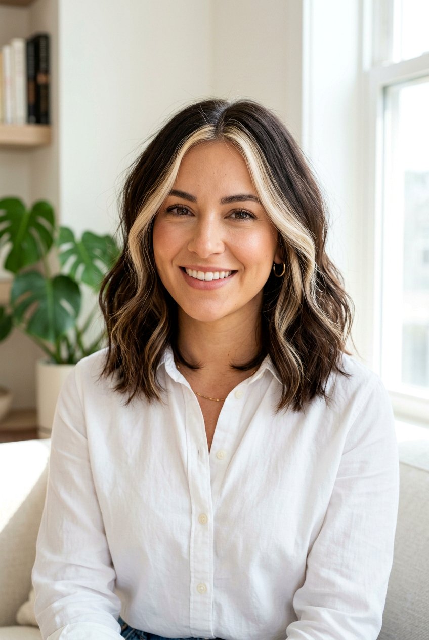 Dark Chocolate Brown Hair With Face Framing Blonde Highlights - 20 dark chocolate brunette with blonde highlights - 20 dark chocolate brunette with blonde highlights