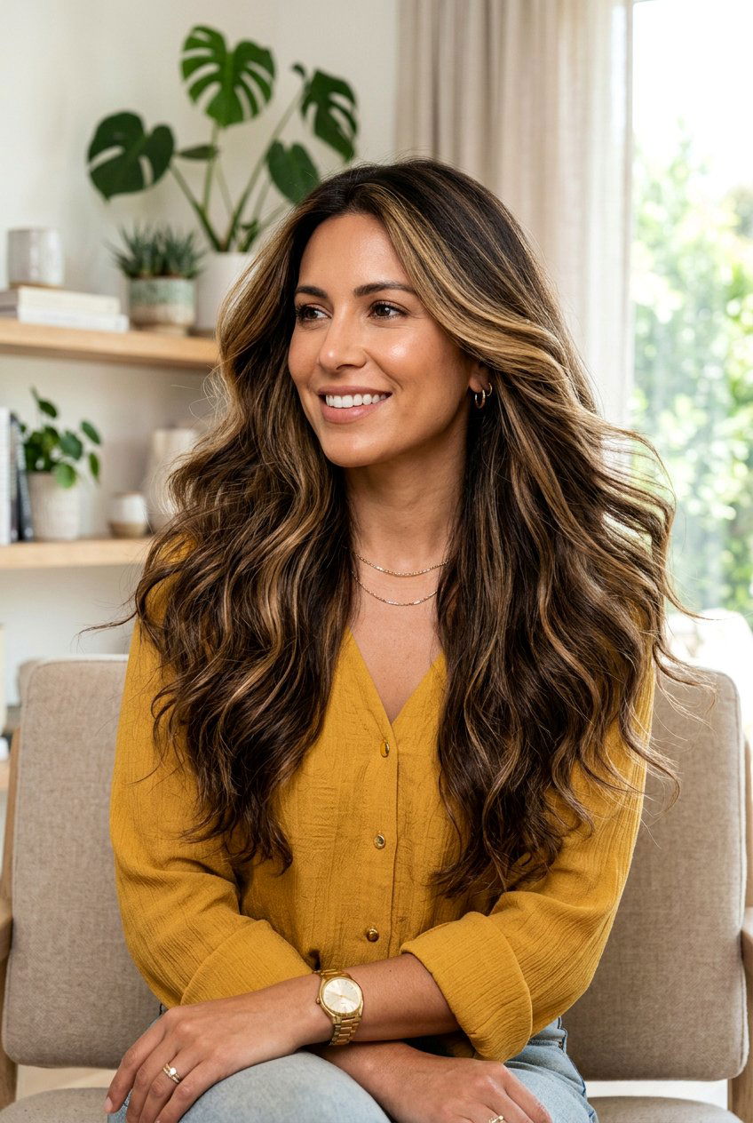 Dark Chocolate Brown Hair With Warm Blonde Highlights - 20 dark chocolate brunette with blonde highlights - 20 dark chocolate brunette with blonde highlights