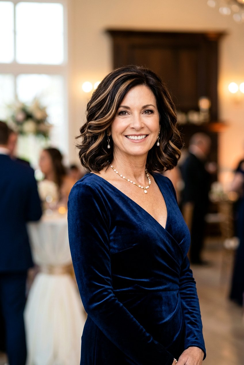 Dark Chocolate Caramel Swirl - 20 blended caramel highlights for mature women - 20 blended caramel highlights for mature women