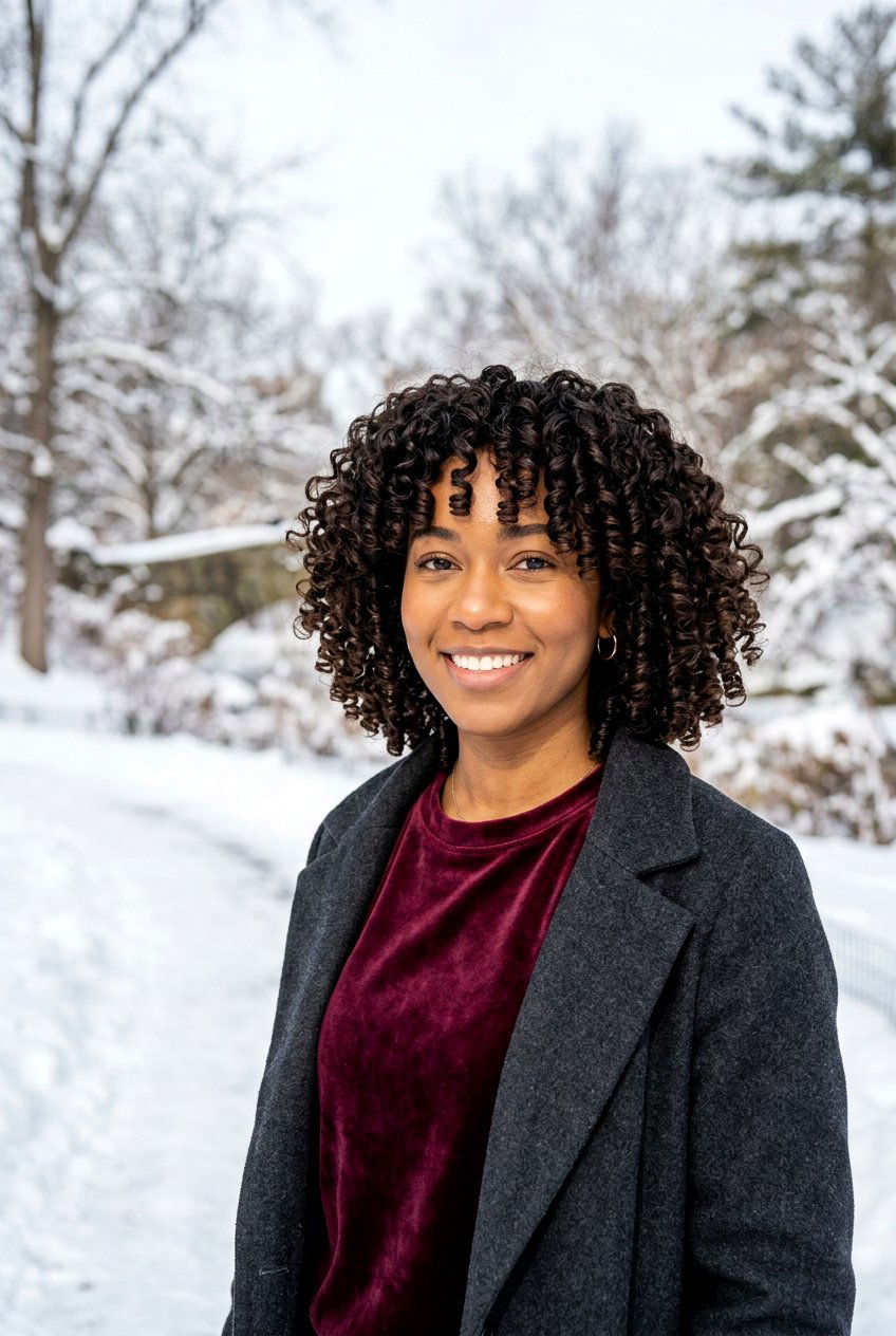 Dark Chocolate Curly Bob - 20 brunette curly bob color ideas - 20 brunette curly bob color ideas