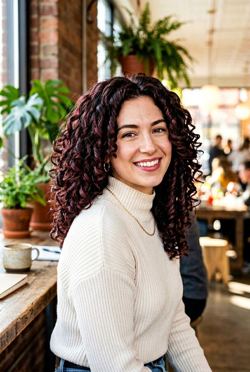 Dark Chocolate Hair with Burgundy Lowlights - 20 dark hair with burgundy highlights - 20 dark hair with burgundy highlights