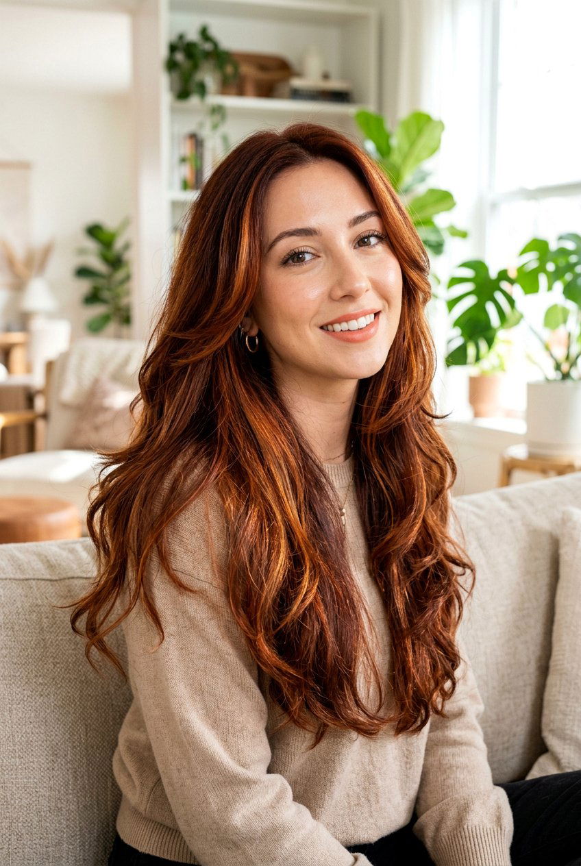 Dark Copper Apricot Hair - 20 apricot copper hair - 20 apricot copper hair