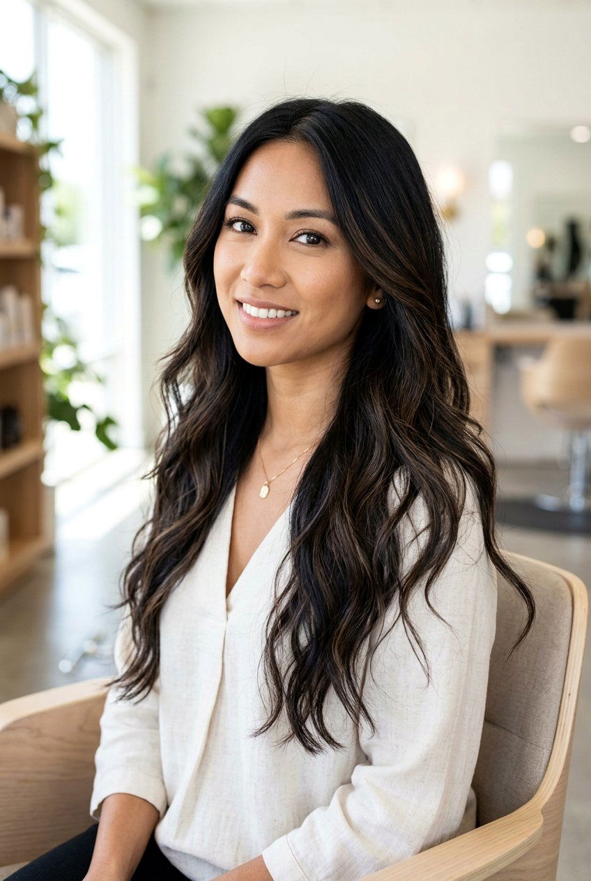 Dark Dimensional Balayage Blend - 20 dimensional black hair color - 20 dimensional black hair color