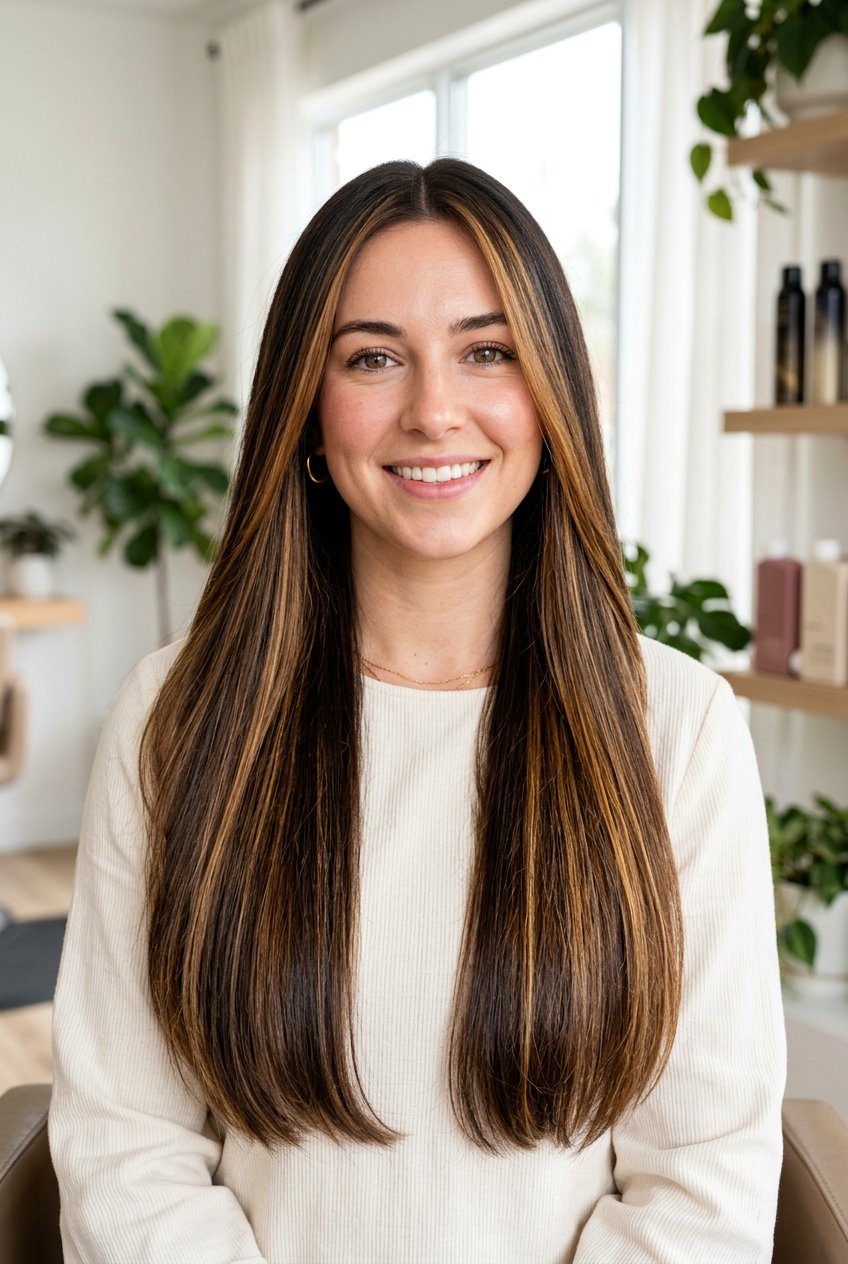 Dark Espresso Base with Caramel Highlights - 20 caramel latte hair color - 20 caramel latte hair color