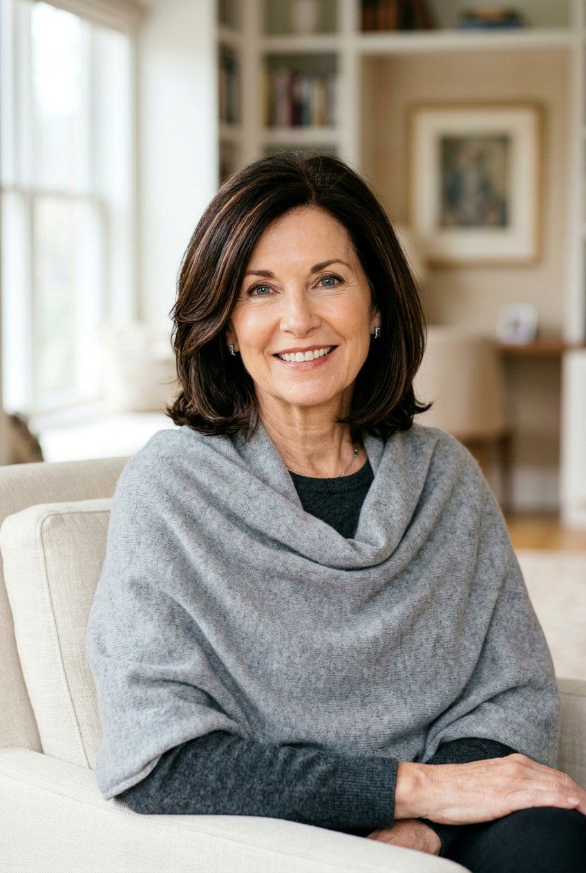 Dark Espresso Brunette Fine Highlights For Older Women - 20 dark espresso brunette for mature women - 20 dark espresso brunette for mature women