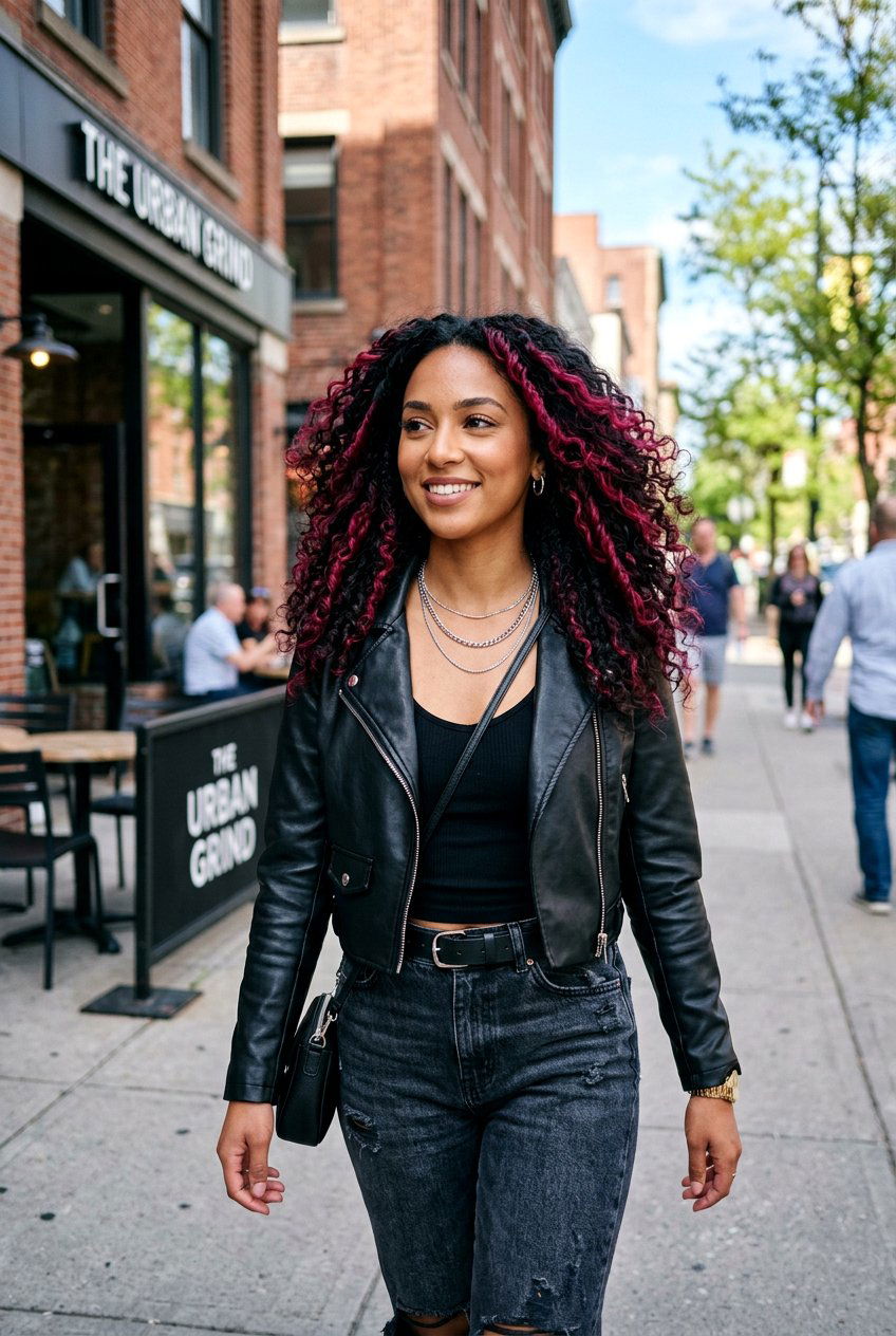 Dark Hair with Magenta Burgundy Highlights - 20 dark hair with burgundy highlights - 20 dark hair with burgundy highlights