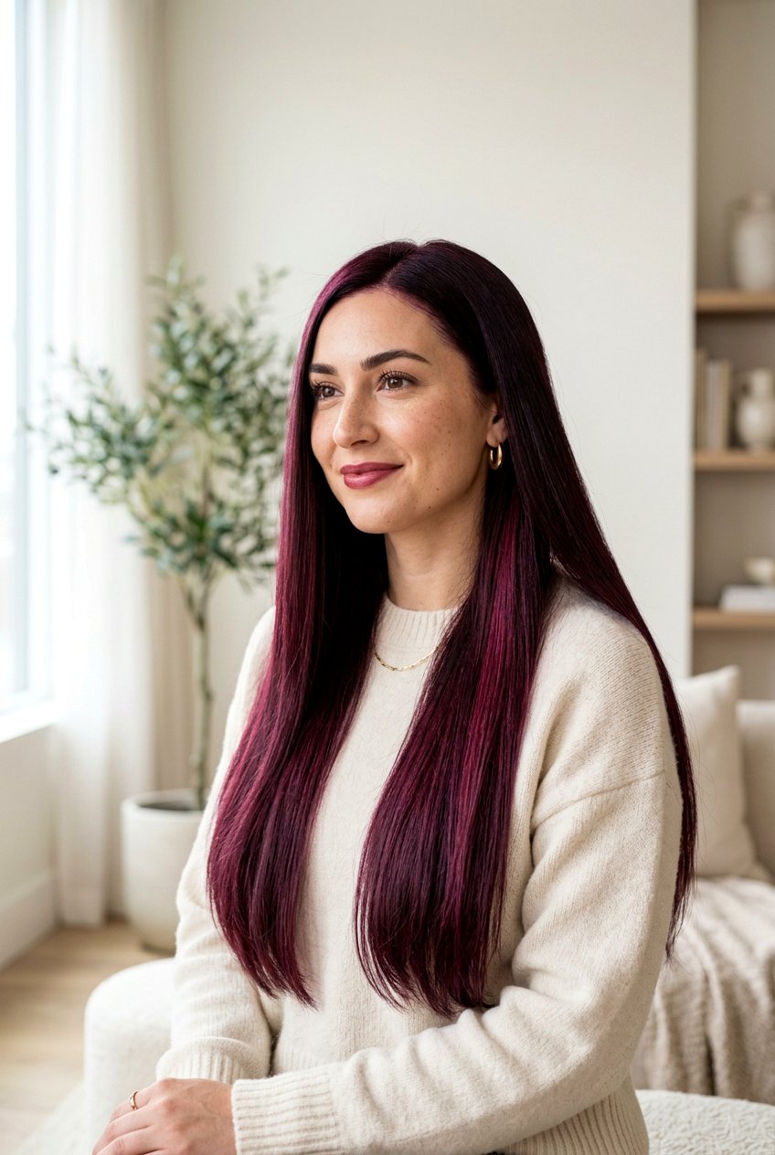 Dark Magenta Hair Color - 20 magenta hair color ideas - 20 magenta hair color ideas