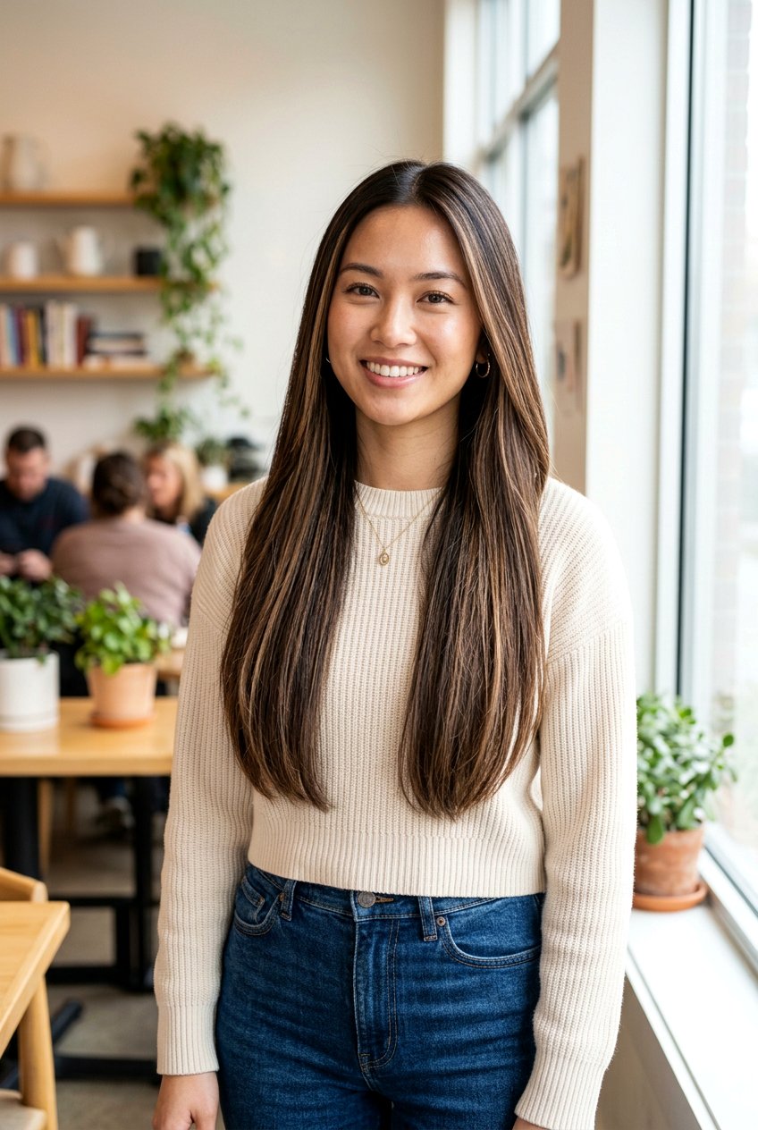 Dark Milk Tea with Caramel Ribbons - 20 milky tea hair color - 20 milky tea hair color