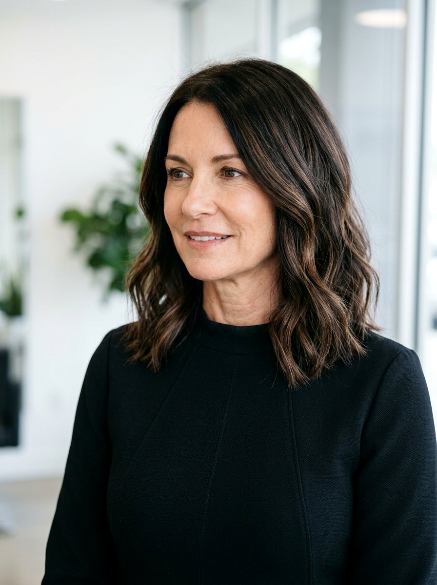 Dark Mocha Balayage Shoulder Length - 20 soft mocha balayage for mature women - 20 soft mocha balayage for mature women