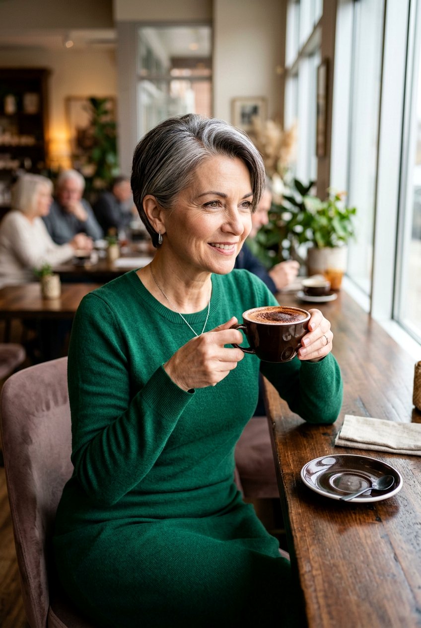 Dark Mocha Espresso - 20 soft mocha brunette for mature women - 20 soft mocha brunette for mature women