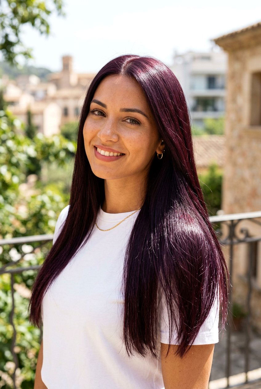 Dark Plum Hair Color - 20 plum hair color ideas - 20 plum hair color ideas