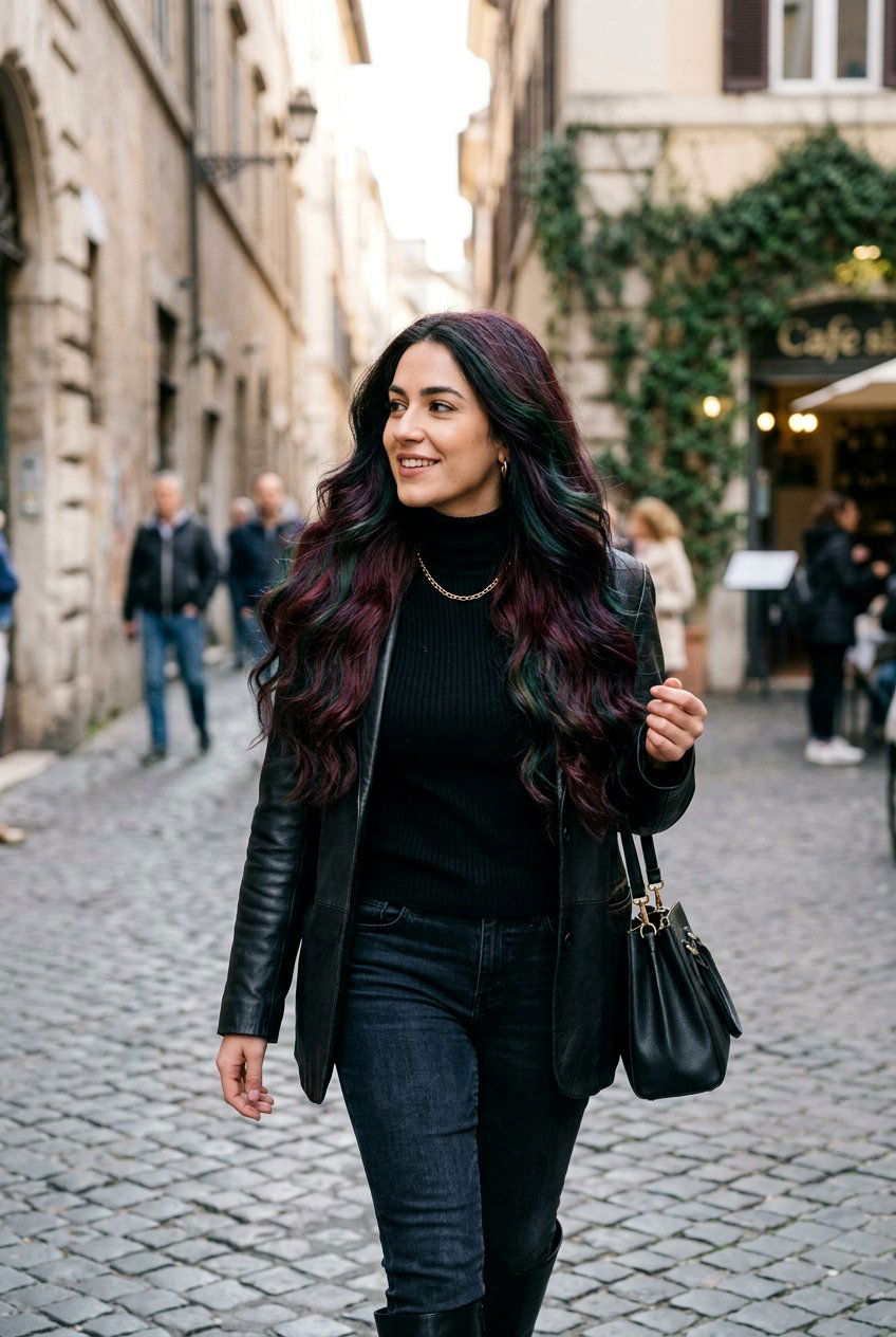 Dark Rainbow Hair Color - 20 rainbow hair color ideas - 20 rainbow hair color ideas